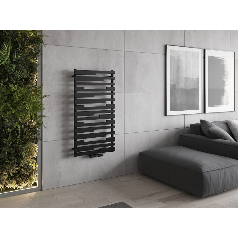 Mexen Provo Dekorativer Heizkörper 1125 x 600 mm, 799 W, schwarz - W209-1125-600-00-70