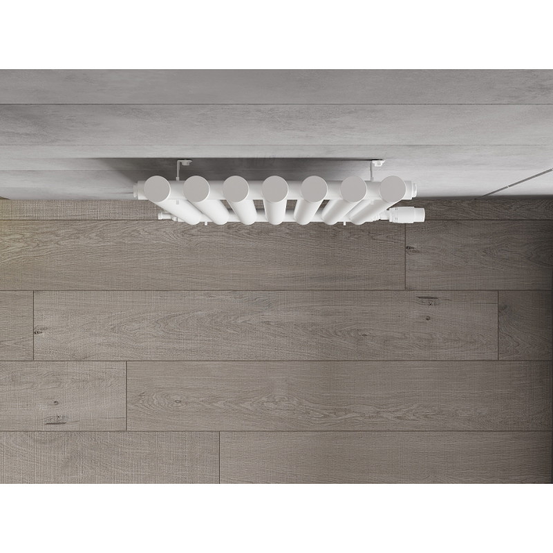 Mexen Texas dekorativer Heizkörper 1200 x 460 mm, 659 W, weiß - W203-1200-460-00-20