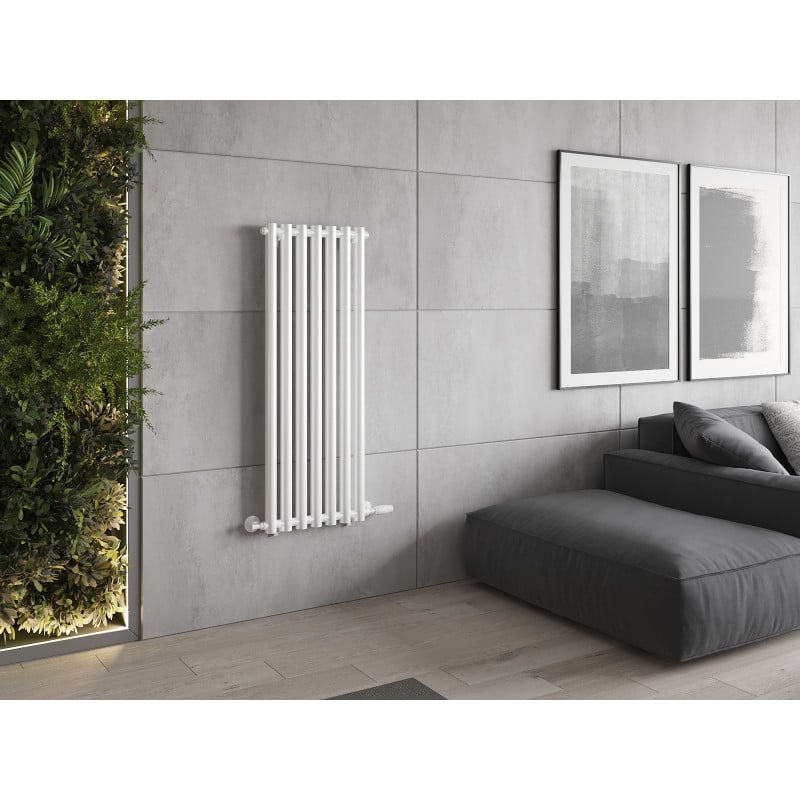 Mexen Texas Dekorativheizkörper 1200 x 460 mm, 659 W, weiß - W203-1200-460-00-20