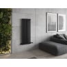Mexen Texas dekorativer Heizkörper 1200 x 460 mm, 659 W, schwarz - W203-1200-460-00-70