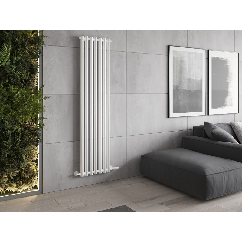 Mexen Texas dekorativer Heizkörper 1800 x 460 mm, 965 W, weiß - W203-1800-460-00-20