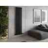 Mexen Texas Dekorationsheizkörper 1800 x 460 mm, 965 W, schwarz - W203-1800-460-00-70