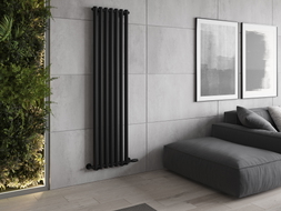 Mexen Texas Dekorationsheizkörper 1800 x 460 mm, 965 W, schwarz - W203-1800-460-00-70