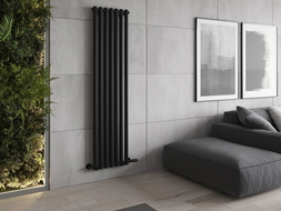 Mexen Texas dekorativer Heizkörper 1800 x 460 mm, 965 W, schwarz - W203-1800-460-00-70