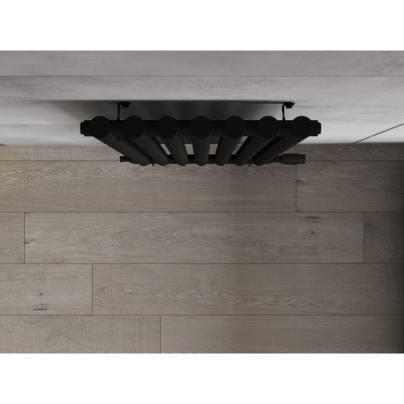 Mexen Texas Dekorationsheizkörper 1800 x 460 mm, 965 W, schwarz - W203-1800-460-00-70