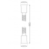 Mexen Duschschlauch 125 cm, Chrom - 79435-00