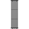 Mexen Tulsa Dekorativer Heizkörper 1600 x 420 mm, 613 W, schwarz - W219-1600-420-00-70