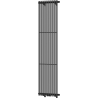 Mexen Tulsa Dekorativer Heizkörper 1600 x 420 mm, 613 W, schwarz - W219-1600-420-00-70
