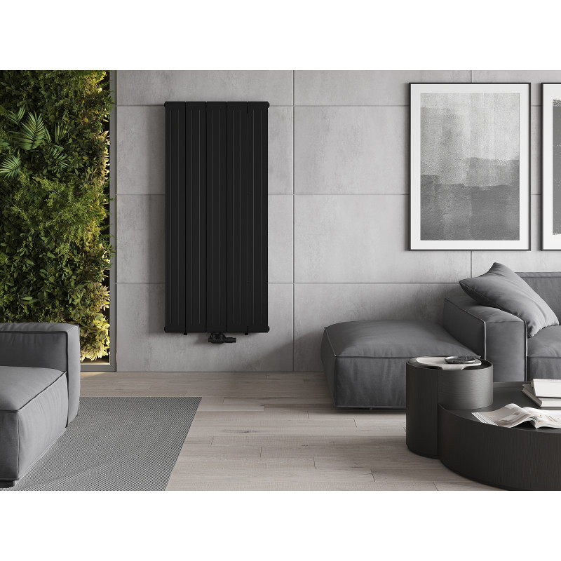 Mexen Waco dekorativer Heizkörper 1544 x 694 mm, 1550 W, schwarz - W217-1544-694-00-70