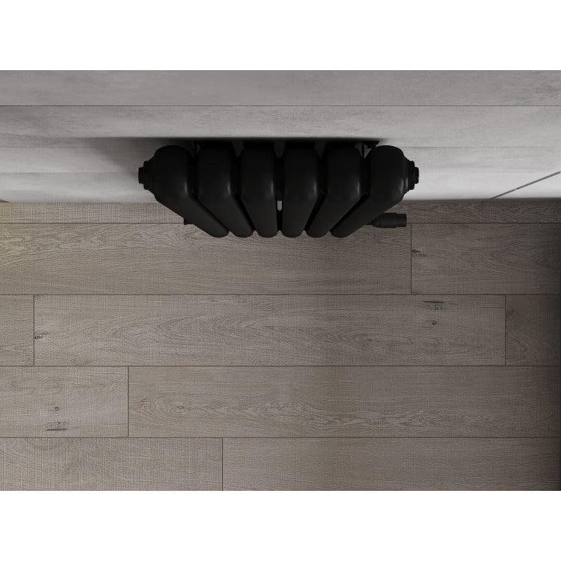 Mexen Kent dekorativer Heizkörper 1882 x 380 mm, 1392 W, schwarz - W216-1882-380-00-70