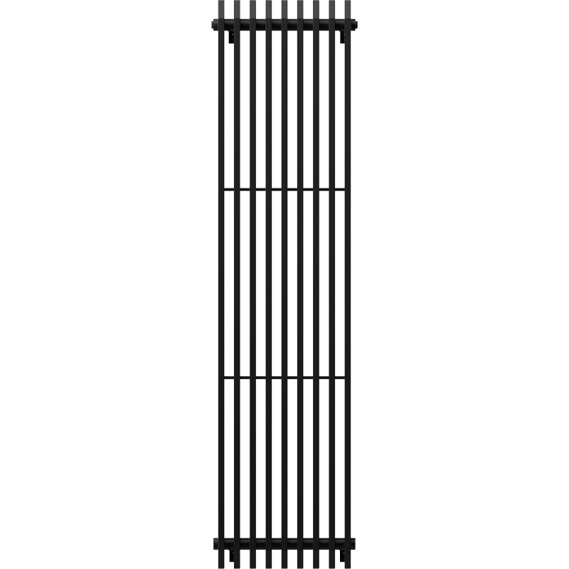 Mexen Aurora Dekorativer Heizkörper 1800 x 450 mm, 1347 W, schwarz - W212-1800-450-00-70