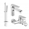 Mexen Pecos DQ72 Badewannen-Set, Chrom - 72703DQ72-00
