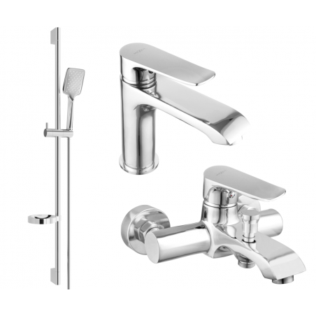 Mexen Pecos DS62 Badezimmerset, Chrom - 72703DS62-00