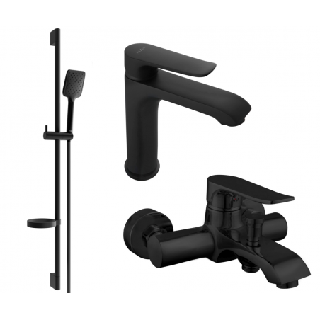 Mexen Pecos DS62 Wannen-Set, schwarz - 72703DS62-70