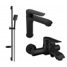 Mexen Pecos DS62 Wannen-Set, schwarz - 72703DS62-70