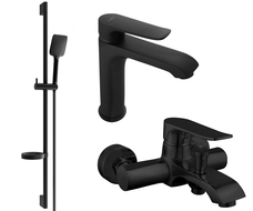 Mexen Pecos DS62 Wannen-Set, schwarz - 72703DS62-70