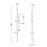 Mexen Pecos DS75 Wannen-Set, Chrom - 72703DS75-00