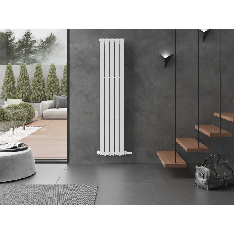 Mexen Boston Dekorativer Heizkörper 1800 x 376 mm, 740 W, weiß - W213-1800-376-01-20
