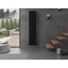 Mexen Boston Dekorativer Heizkörper 1800 x 376 mm, 740 W, schwarz - W213-1800-376-01-70