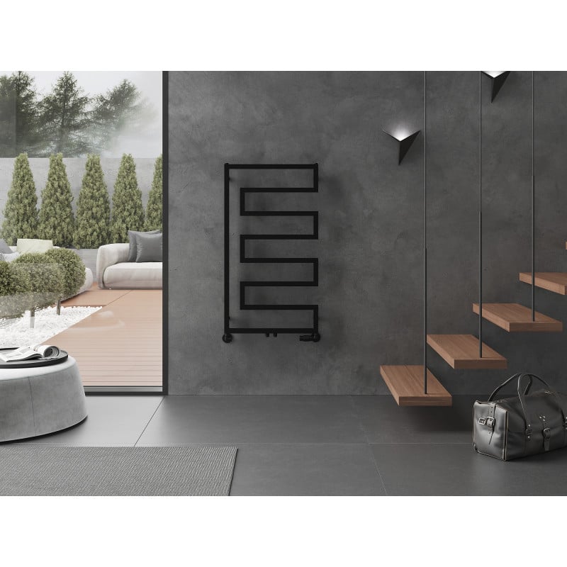 Mexen Floryda dekorativer Heizkörper 1080 x 600 mm, 358 W, schwarz - W206-1080-600-00-70