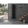 Mexen Kansas dekorativer Heizkörper 1800 x 420 mm, 1242 W, schwarz - W204-1800-420-00-70