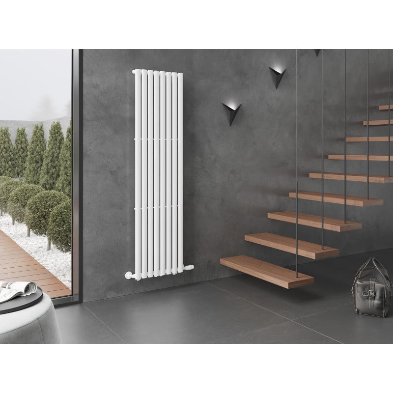 Mexen Oregon dekorativer Heizkörper 1800 x 480 mm, 805 W, weiß - W202-1800-490-00-20