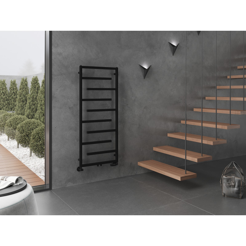 Mexen Orlando dekorativer Heizkörper 1380 x 600 mm, 445 W, schwarz - W207-1380-600-00-70