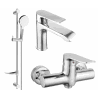 Mexen Pecos DF05 Duschset, Chrom - 72704DF05-00