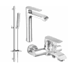 Mexen Pecos DQ72 Badewannen-Set, Chrom - 72713DQ72-00