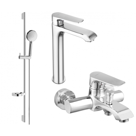 Mexen Pecos DS75 Badewannenset, Chrom - 72713DS75-00
