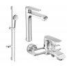 Mexen Pecos DS75 Badewannenset, Chrom - 72713DS75-00