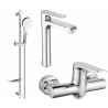 Mexen Pecos DF05 Duschset, Chrom - 72714DF05-00