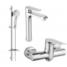 Mexen Pecos DQ40 Duschset, Chrom - 72714DQ40-00