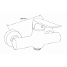Mexen Pecos DS62 Duschset, Chrom - 72714DS62-00