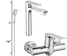 Mexen Pecos DS62 Duschset, Chrom - 72714DS62-00