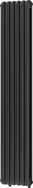 Mexen Kent dekorativer Heizkörper 1882 x 380 mm, 1392 W, schwarz - W216-1882-380-00-70