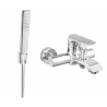 Mexen Pecos R72 Badewannenarmatur mit Duschset, Chrom - 7273R72-00