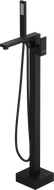 Mexen Urano freistehende Wannenarmatur, schwarz - 75233-70