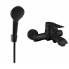 Mexen Pecos R05 Badewannenarmatur mit Duschset, schwarz - 7273R05-70
