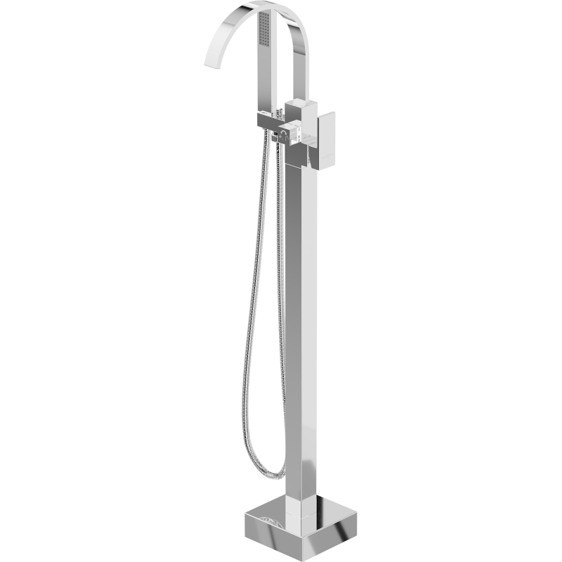 Mexen Veda freistehende Badewannenarmatur, Chrom - 75433-00