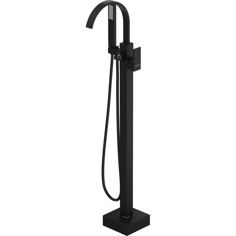 Mexen Veda freistehende Badewannenarmatur, schwarz - 75433-70