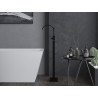 Mexen Veda freistehende Badewannenarmatur, schwarz - 75433-70