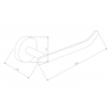 Mexen Loft Toilettenpapierhalter, schwarz - 7012633-70