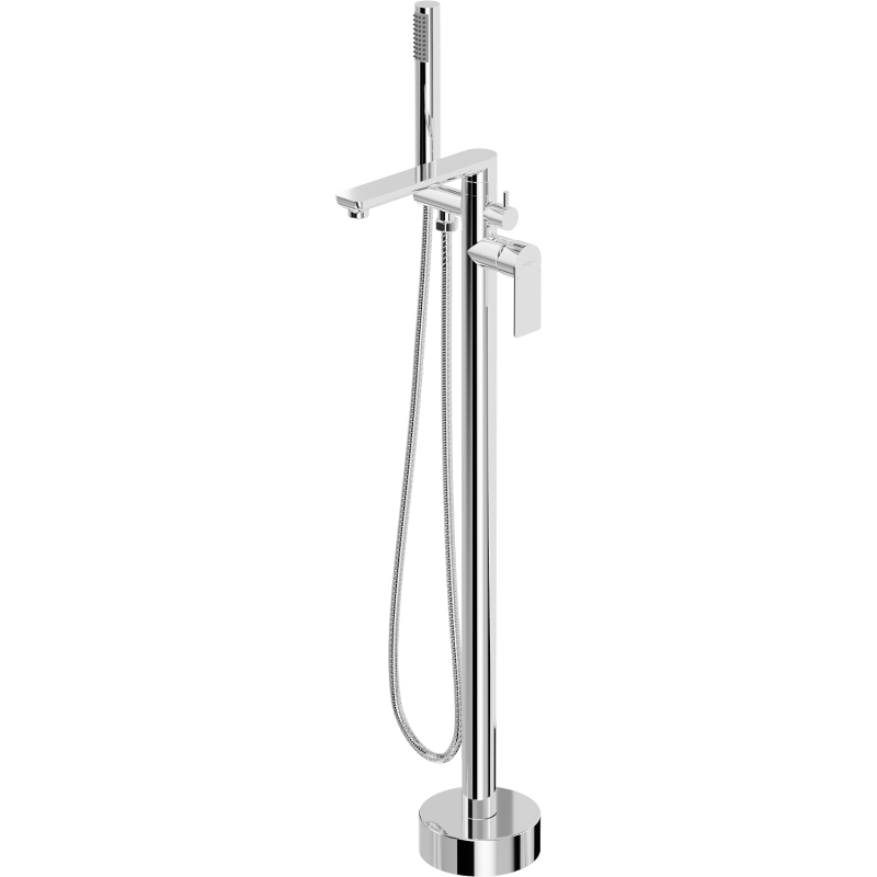 Mexen Leda freistehende Badewannenarmatur, Chrom - 75633-00
