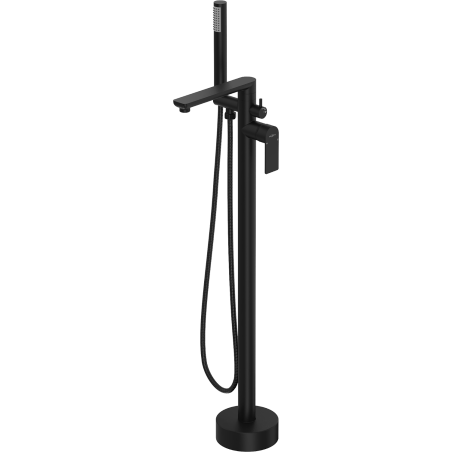 Mexen Leda freistehende Badewannenarmatur, schwarz - 75633-70