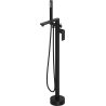 Mexen Leda freistehende Badewannenarmatur, schwarz - 75633-70