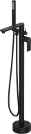 Mexen Leda freistehende Badewannenarmatur, schwarz - 75633-70