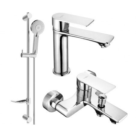 Mexen Royo DF40 Badewannen-Set, Chrom - 72203DF40-00