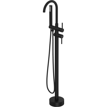 Mexen Alma freistehende Badewannenarmatur, schwarz - 75033-70