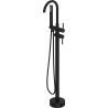 Mexen Alma freistehende Badewannenarmatur, schwarz - 75033-70
